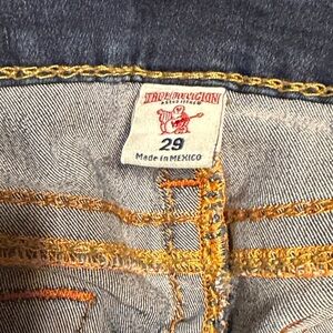 True Religion Denim with Gold Stitching